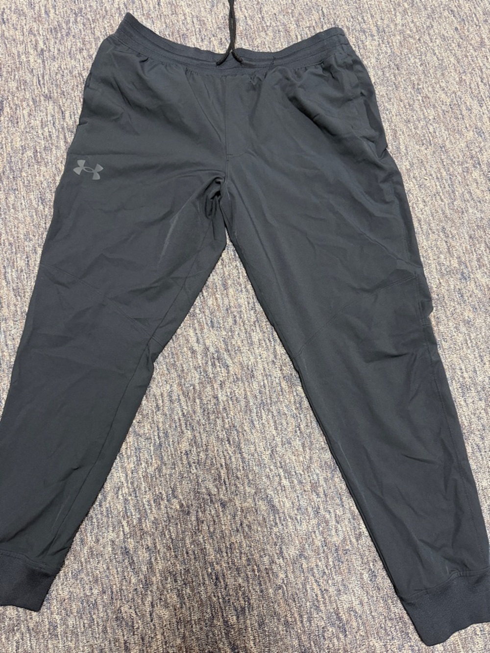 Under Armour Black Performance Joggers with Logo